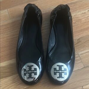 Tory Burch Black Ballet Flats